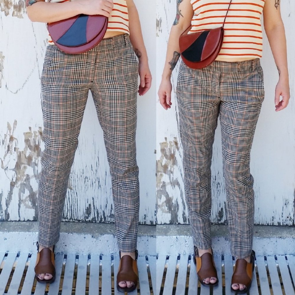4/$20 ❤ Retro Style Plaid Trousers (size: 6)